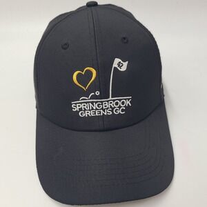Srixon‎ Hat Adjustable Black Springbrook Greens State Golf Course New York Men